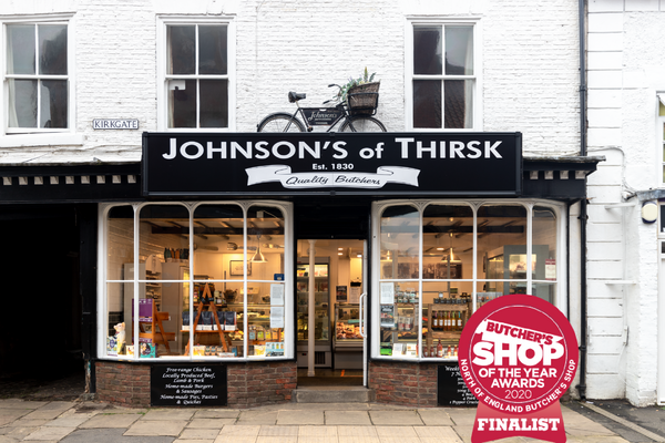 Johnson's of Thirsk chosen as Finalists for Butcher's Shop of the Year 2020